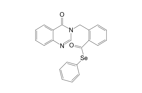 (Se)-Phenyl 2-[(4'-oxo-4H-quinazolin-3'-yl)methyl]selenobenzoate