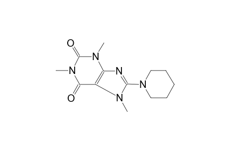1H-purine-2,6-dione, 3,7-dihydro-1,3,7-trimethyl-8-(1-piperidinyl)-