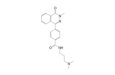 N-[3-(dimethylamino)propyl]-4-(3-methyl-4-oxo-3,4-dihydro-1-phthalazinyl)benzamide