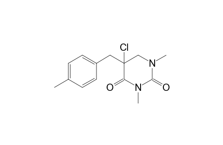 5-Chloranyl-1,3-dimethyl-5-[(4-methylphenyl)methyl]-1,3-diazinane-2,4-dione