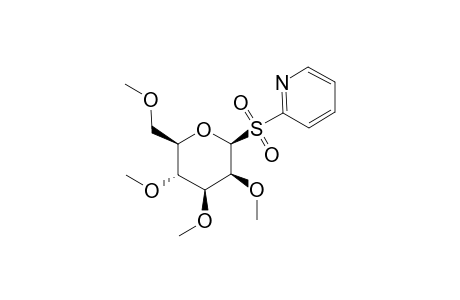 2-PYRIDYL-2,3,4,6-TETRA-O-METHYL-BETA-D-MANNOPYRANOSYL-SULFONE