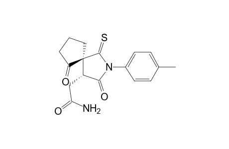 (4R,5S)-2-(p-Methylphenyl)-3,6-dioxo-1-thioxo-2-azaspiro[4.4]nonane-4-acetamide
