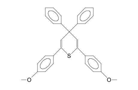 2,6-Bis(4-methoxy-phenyl)-4,4-diphenyl-4H-thiopyran
