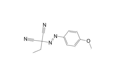 2-Ethyl-2-[(E)-(4-methoxyphenyl)diazenyl]malononitrile