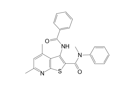 Thieno[2,3-b]pyridine-2-carboxamide, 3-(benzoylamino)-N,4,6-trimethyl-N-phenyl-