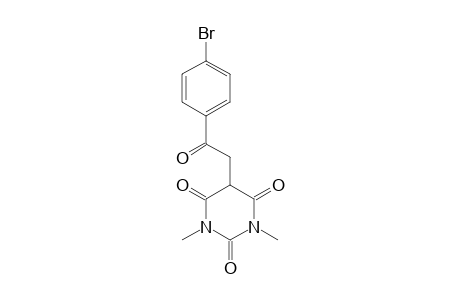5-[2-(4-Bromophenyl)-2-oxoethyl]-1,3-dimethylpyrimidine-2,4,6(1H,3H,5H)-trione