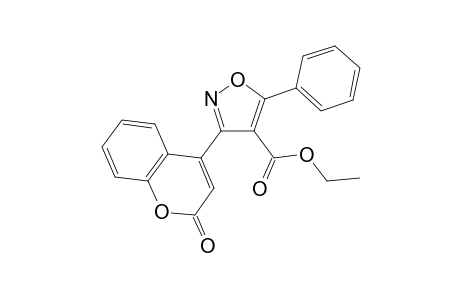 3-(2-ketochromen-4-yl)-5-phenyl-isoxazole-4-carboxylic acid ethyl ester