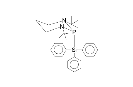 2-ENDO-TRIPHENYLSILYL-1,3-DIEXO-TERT-BUTYL-4-ENDO-METHYL-1,3,2-DIAZAPHOSPHORINANE