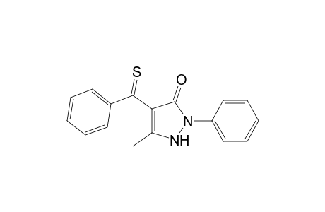 3H-Pyrazol-3-one, 2,4-dihydro-5-methyl-2-phenyl-4-(phenylthioxomethyl)-