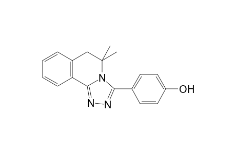 4-(5,5-Dimethyl-5,6-dihydro[1,2,4]triazolo[3,4-a]isoquinolin-3-yl)phenol