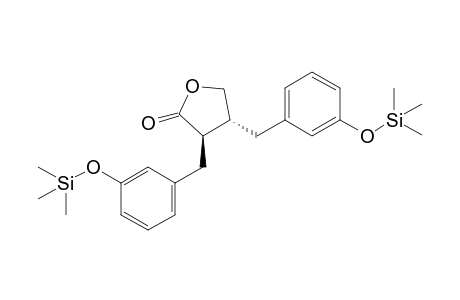rel-(3R,4R)-3,4-bis(3-(trimethylsilyloxy)benzyl)dihydrofuran-2(3H)-one