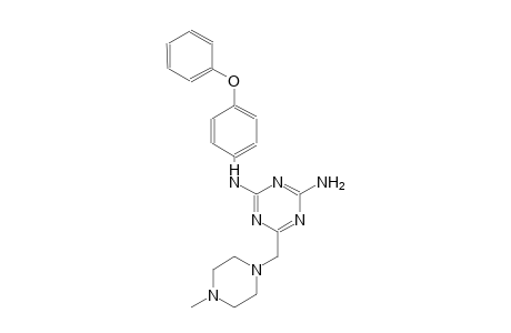 1,3,5-triazine-2,4-diamine, 6-[(4-methyl-1-piperazinyl)methyl]-N~2~-(4-phenoxyphenyl)-