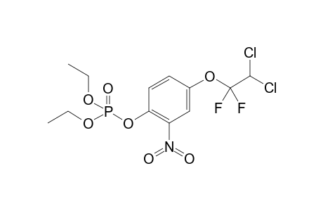 O,O-diethyl O-(4-(2,2-dichloro-1,1-difluoroethoxy)-2-nitrophenyl)phosphonate
