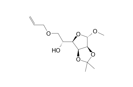 Methyl 6-O-allyl-2,3-O-isopropylidene-.alpha.-D-mannofuranoside