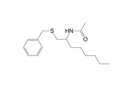 Acetamide, N-[1-[[(phenylmethyl)thio]methyl]heptyl]-