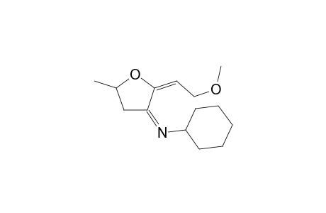(2E,3Z)-N-Cyclohexyl-2-(2-methoxyethylidene)-5-methyldihydrofuran-3(2H)-imine