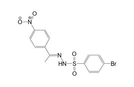 4-bromo-N'-[(E)-1-(4-nitrophenyl)ethylidene]benzenesulfonohydrazide