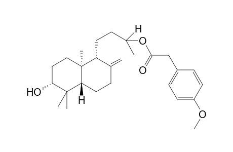 3-Hydroxy-13[S],14,15-dinorlabd-8(17)-ene 13-(p-Methoxyphenyl)acetate