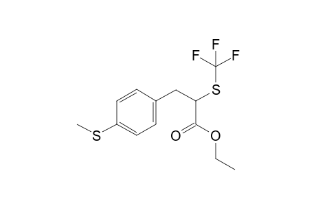 2-[(trifluoromethyl)thio]-3-(4-thiomethylphenyl)propanoic acid ethyl ester