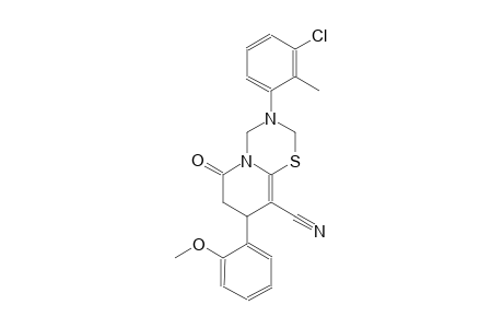 2H,6H-pyrido[2,1-b][1,3,5]thiadiazine-9-carbonitrile, 3-(3-chloro-2-methylphenyl)-3,4,7,8-tetrahydro-8-(2-methoxyphenyl)-6-oxo-