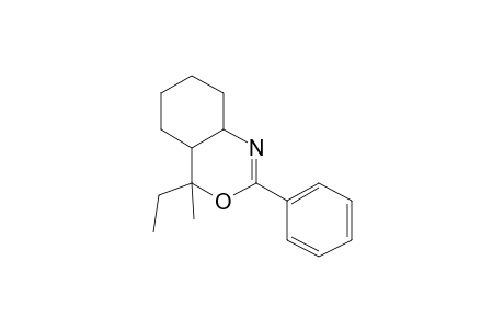 6-Methyl-4,5-tetramethylene-6-ethyl-2-phenyl-5,6-dihydro-4H-1,3-oxazine