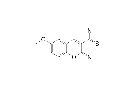 2-IMINO-6-METHOXY-2H-BENZOPYRAN-CARBOTHIAMIDE