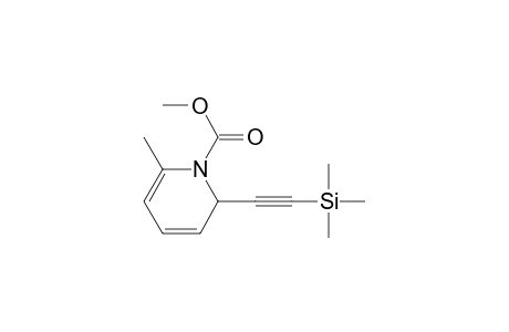 1(2H)-Pyridinecarboxylic acid, 6-methyl-2-[(trimethylsilyl)ethynyl]-, methyl ester