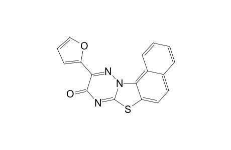 10-(2'-Furyl)-9H-naphtho[1',2' : 4,5]thiazolo[3,2-b]-[1,2,4]-triazin-9-one