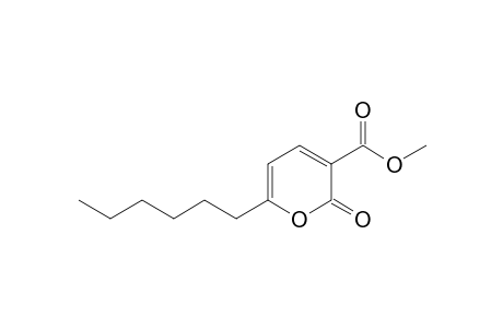 Methyl 6-(hexyl)-2H-pyran-2-one-3-carboxylate