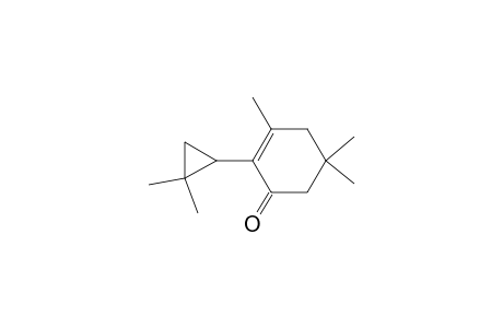 2-Cyclohexen-1-one, 2-(2,2-dimethylcyclopropyl)-3,5,5-trimethyl-, (.+-.)-