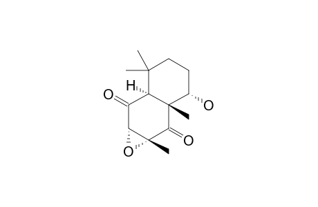 RAC-(6A-BETA-H,7A-ALPHA-H)-OCTAHYDRO-3-BETA-HYDROXY-1A-ALPHA,2A-ALPHA,6,6-TETRAMETHYLNAPHTH-[2,3-B]-OXIREN-2,7-DIONE