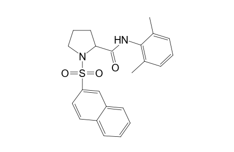 2-Pyrrolidinecarboxamide, N-(2,6-dimethylphenyl)-1-(2-naphthalenylsulfonyl)-