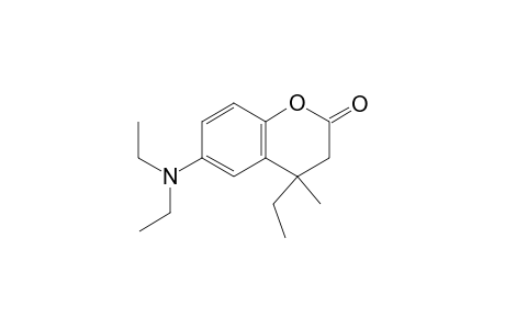 6-(Diethylamino)-4-ethyl-4-methylchroman-2-one