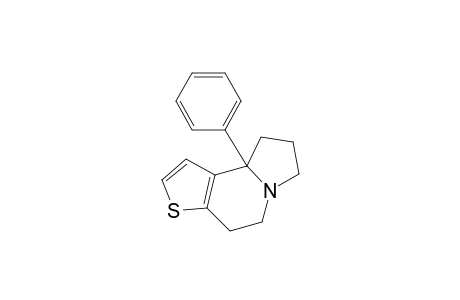 Thieno[2,3-g]indolizine, 4,5,7,8,9,9a-hexahydro-9a-phenyl-