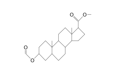 3b-Formyloxy-5b-androstane-17b-carboxylic acid, methyl ester