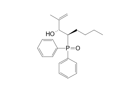 (3R*,4R*)-4-Diphenyphosphinoyl-2-methyloct-1-en-3-ol