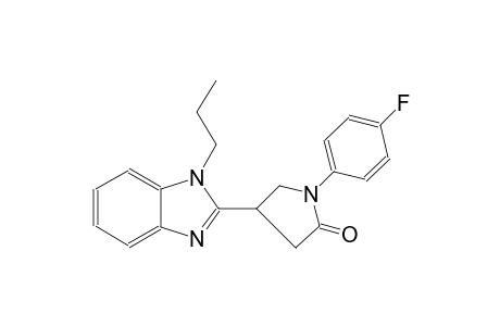 2-pyrrolidinone, 1-(4-fluorophenyl)-4-(1-propyl-1H-benzimidazol-2-yl)-