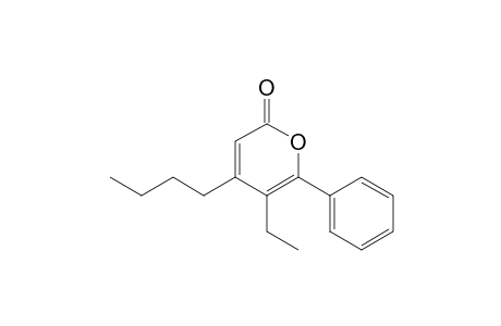 4-Butyl-5-ethyl-6-phenyl-2H-pyran-2-one
