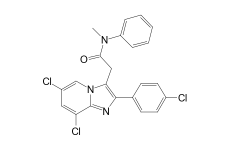 N-Phenyl-N-methyl-[2'-(p-chlorophenyl)-6',8'-dichloroimidazo[1,2-a]pyridin-3'-yl]acetamide