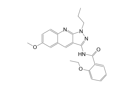 2-ethoxy-N-(6-methoxy-1-propyl-1H-pyrazolo[3,4-b]quinolin-3-yl)benzamide
