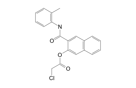 3-HYDROXY-2-NAPHTHO-o-TOLUIDIDE, CHLOROACETATE (ESTER)
