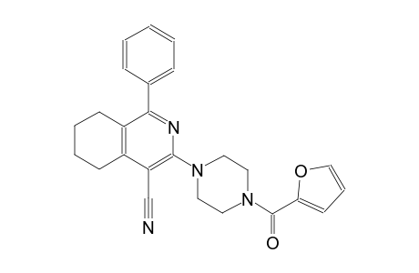 4-isoquinolinecarbonitrile, 3-[4-(2-furanylcarbonyl)-1-piperazinyl]-5,6,7,8-tetrahydro-1-phenyl-