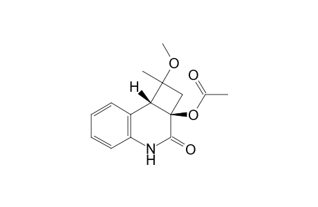1,2a,8b-cis,cis-2a-(Acetyloxy)-2,2a,4,8b-tetrahydro-1-methoxy-1-methylcyclobuta[c]quinolin-3(1H)-one