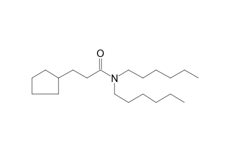 Propanamide, N,N-dihexyl-3-cyclopentyl-