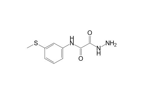 5-[m-(methylthio)phenyl]semioxamazide