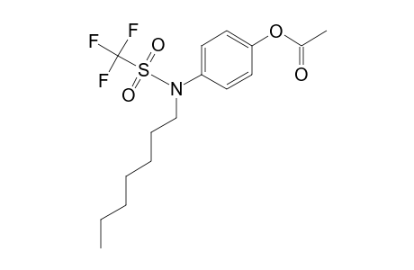 Methanesulfonamide, N-[4-(acetyloxy)phenyl]-1,1,1-trifluoro-N-heptyl-