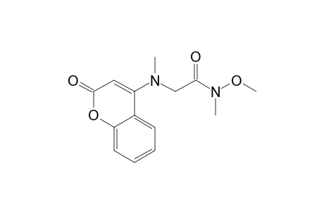 2-[(2-ketochromen-4-yl)-methyl-amino]-N-methoxy-N-methyl-acetamide