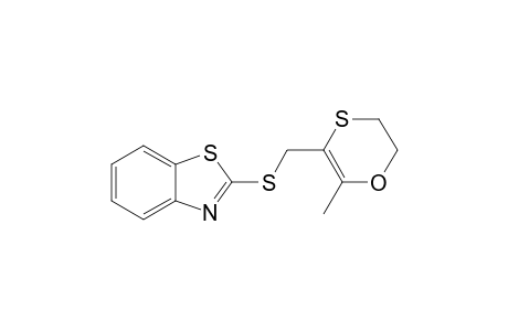 2-[(2-Methyl-5,6-dihydro-1,4-oxathiin-3-yl)methylthio]benzo[d]thiazole