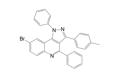 8-Bromo-1,4-diphenyl-3-p-tolyl-1H-pyrazolo[4,3-c]quinoline