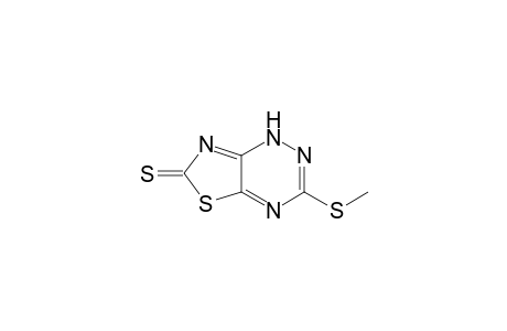 Thiazolo[5,4-e]-1,2,4-triazine-6(1H)-thione, 3-(methylthio)-